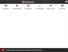 Tablet Screenshot of cyclesurgery.com
